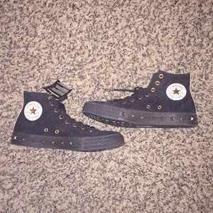 converse rose gold studs